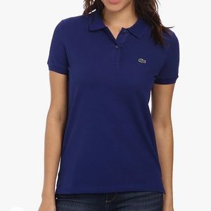 Lacoste Classic Fit Short Sleeve Soft Cotton Petit Piqué Polo Varsity Blue